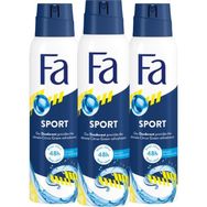 Fa Sport 150 ml x 3 Adet Men Deodorant