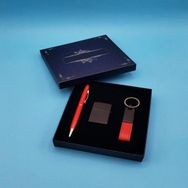 Fab Group Kalem Çakmak Anahtarlık Kırmızı Set Dekoratif Hediyelik