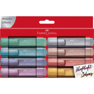 Faber Castell 1 8li Set Metalik Fosforlu Kalem