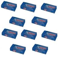 Faber Castell 10 Adet Dust Free Mavi Sınav Silgisi