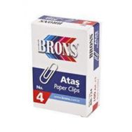 Faber Castell 100 Adet Brons Paper Clips No:4 Ataş