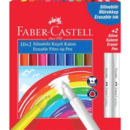 Faber Castell 10+2 Renk Silinebilir Keçeli Kalem
