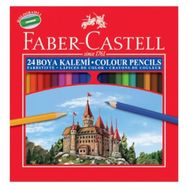 Faber Castell 1116324 24 Renk Kuru Boya Kalemi