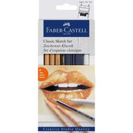 Faber-Castell 114004 Klasik Eskiz Kalem Seti