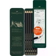 Faber Castell 115207 Pitt Graphite Matt 6'lı Eskiz Karakalem Seti