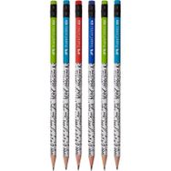 Faber Castell 119603 Calıgraphy Desenli Silgili Kurşun Kalem