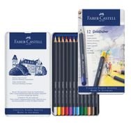 Faber Castell 12 li Metal Kutu Goldfaber Boya Kalemi