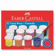 Faber Castell 12 Renk 12x15 Ml Guaj Boya