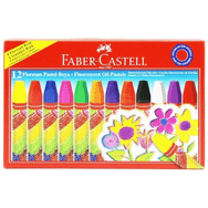 Faber Castell 12 Renk Fosforlu Pastel Boya