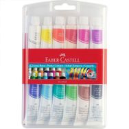 Faber Castell 12 Renk Tüp Guaj Boya