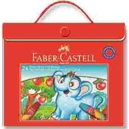 Faber Castell 125125 Red Line Çantalı 24'lü Pastel Boya