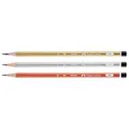 Faber Castell 12'li Metalik Silver Üçgen 2B Kurşun Kalem