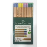 Faber Castell 12'li Natural Silgili Kurşun Kalem
