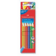 Faber Castell 12'li Pastel Renkler Üçgen Kalem