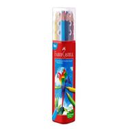 Faber Castell 12'li Tam Boy Plastik Kutu Üçgen Kuru Boya