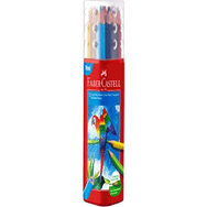 Faber-Castell 12'li Tam Boy Üçgen Kuru Boya Kalemi