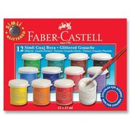 Faber Castell 12X15Ml Metalik Guaj Boya