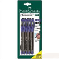 Faber Castell 1425 5 Siyah 5 Mavi Tükenmez Kalem