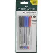 Faber Castell 1440 0,8 mm 5'li Tükenmez Kalem