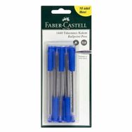 Faber-Castell 144051-10 0.8mm Mavi Tükenmez Kalem