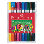 Faber-Castell 151110-10 10'lu Çift Taraflı Keçeli Kalem