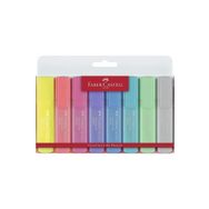 Faber Castell 1546 8 Renk Şeffaf Gövde Fosforlu Kalem