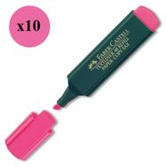 Faber-Castell 1548 Pembe 10'lu Fosforlu Kalem