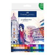 Faber Castell 15517 24'lü Goldfaber AquaÇift Uçlu Markör Kalem