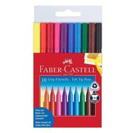 Faber-Castell 155310 10'lu Grip Keçeli Kalem