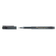 Faber-Castell 1554 Broadpen İnce Uç Gri Keçeli Kalem
