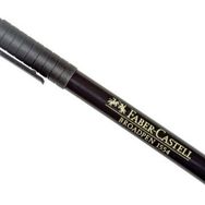 Faber Castell 1554 Broadpen Keçe Uç Kalem Siyah Kırmızı Mavi