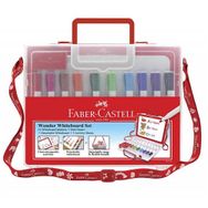Faber-Castell 156069 10'lu Çantalı Beyaz Tahta Kalemi