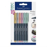 Faber Castell 160706 6'lı Metalik Markör Kalem Seti