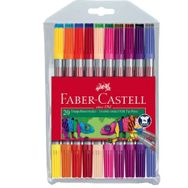 Faber-Castell 20 Renk Çift Taraflı Keçeli Kalem