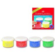 Faber Castell 218814 4 Renk 45 ml Parmak Boyası