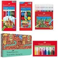 Faber Castell 25x35 30 Yaprak Boyama Seti ve Resim Defteri