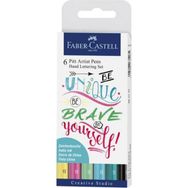 Faber-Castell 267116 Pitt Artist Pen 6lı Kaligrafi Seti