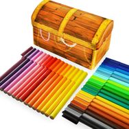 Faber-Castell 33'lü Eğlenceli Keçeli Hazine Kutusu