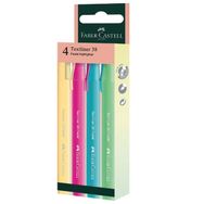 Faber Castell 38 Pastel 4 Adet 2022 Fosforlu Kalem