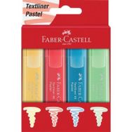 Faber Castell 46 Pastel R 4'lü Karton Fosforlu Kalem