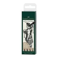 Faber Castell 4'lü C 199 Pitt Artist Pen Çizim Kalemi