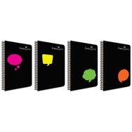 Faber-Castell 50750 Neon 2 100 Yaprak Çizgili Defter