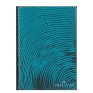 Faber Castell 5075000435 Waves A4 Pp Kapak Kareli 80 Yaprak Spiralli Defter