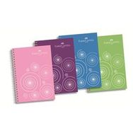 Faber-Castell 5075400141 80 Yaprak PP Kapak 4 Bölümlü Defter