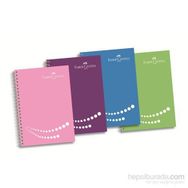 Faber-Castell 5075400151 100 Yaprak PP Kapak 4 Bölmeli Defter