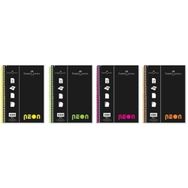 Faber-Castell 5075400609 PP Kapak A4 Neon 80 Yaprak Renk Çizgili Defter