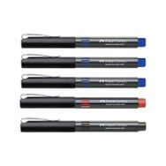 Faber Castell 5405 0.5 mm İğne Uçlu 3 Mavi ve 1 Kırmızı Roller Kalem