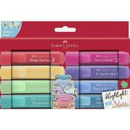 Faber-Castell 546818 Pastel Renkler 8'li Fosforlu Kalem