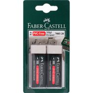 Faber-Castell 5500188920 Siyah 2'li Plastik Silgi