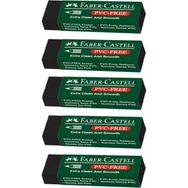 Faber Castell 5'li Siyah Büyük Boy Silgi